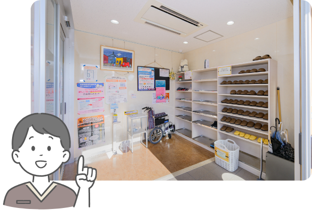 感染症対策の写真